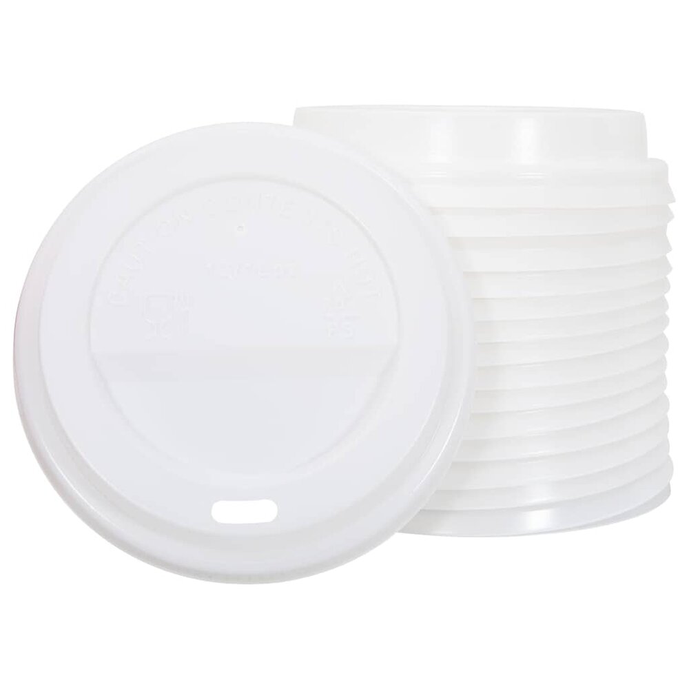 Papieren koffiebekerdeksels &Oslash;90mm 12oz en 16oz 1000st kunststof