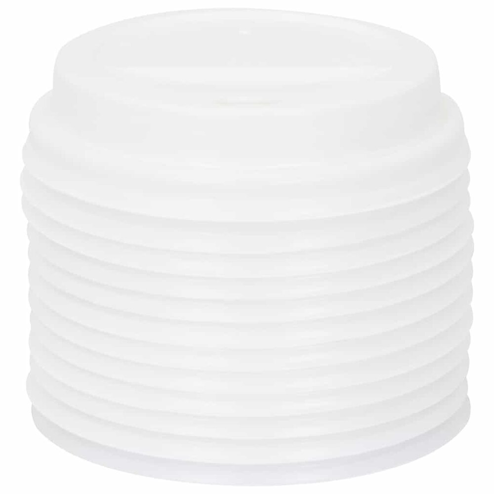 Papieren koffiebekerdeksels &Oslash;80 mm 8oz 1000 st kunststof wit