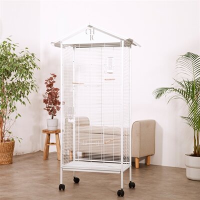 Zolux Voliere Chic Solo Wit 78X48X156 CM
