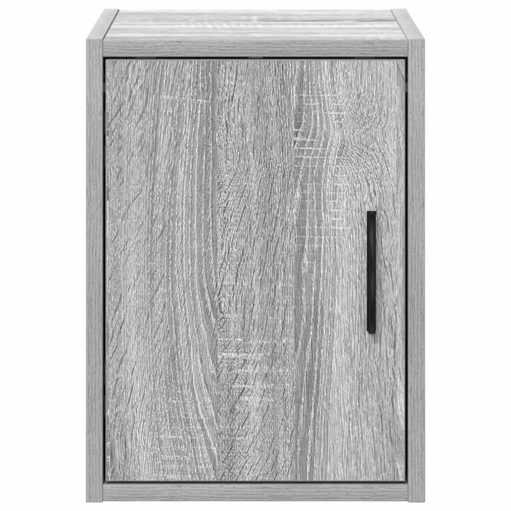 Garage wandkast bewerkt hout grijs Sonoma