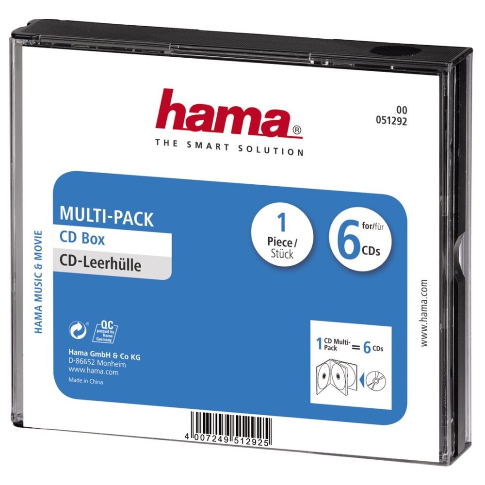 Hama Cd Multi Pack 6 Cd&amp;#039;S