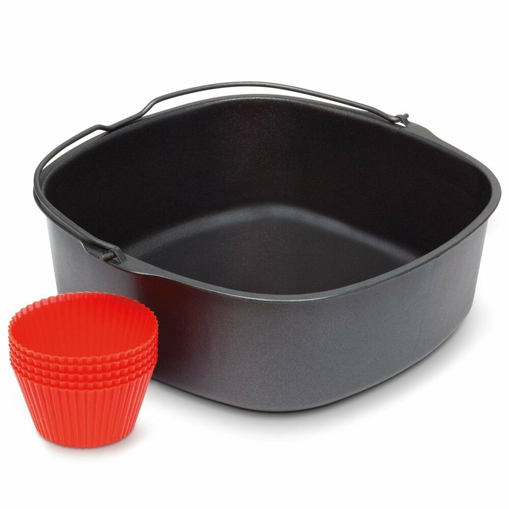 Philips Hd9925/01 Accessoireset Voor De Airfryer Zwart/Rood