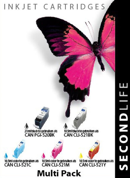 Kangaro Sl-11011089 *Cartridge Secondlife Canon Multipack 520/521