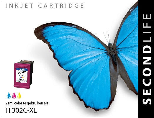 Kangaro Sl-11111428 Cartridge Secondlife Hp 302 Xl Color