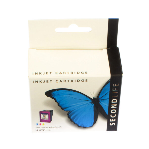 Kangaro Sl-11111448 Cartridge Secondlife Hp 62 Xl Kleur