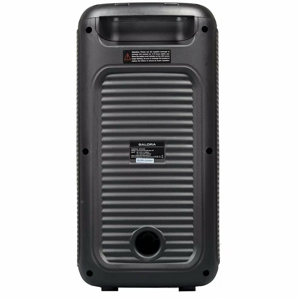 Salora M1 Party Speaker + Led Zwart