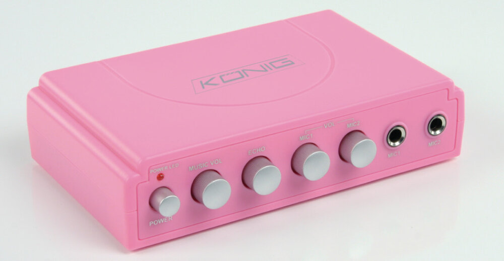 K&amp;Ouml;Nig K&ouml;nig  Hav-Km11P Karaoke Mixer Roze