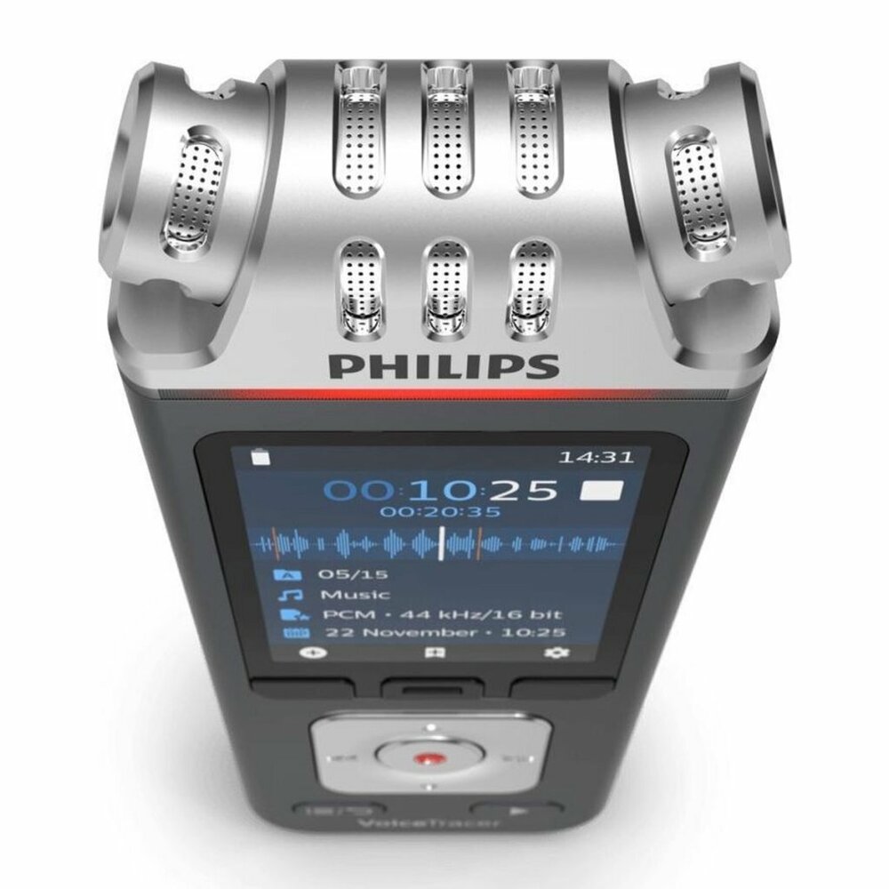 Philips Dvt7110 Voicetracer Audiorecorder Antraciet/Chroom