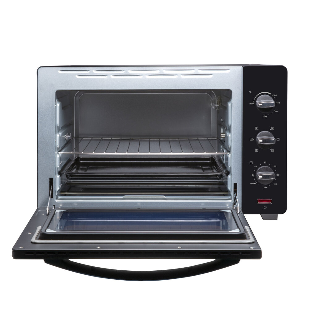 Inventum Ov457B Heteluchtoven 45L 2000W Zwart/Zilver