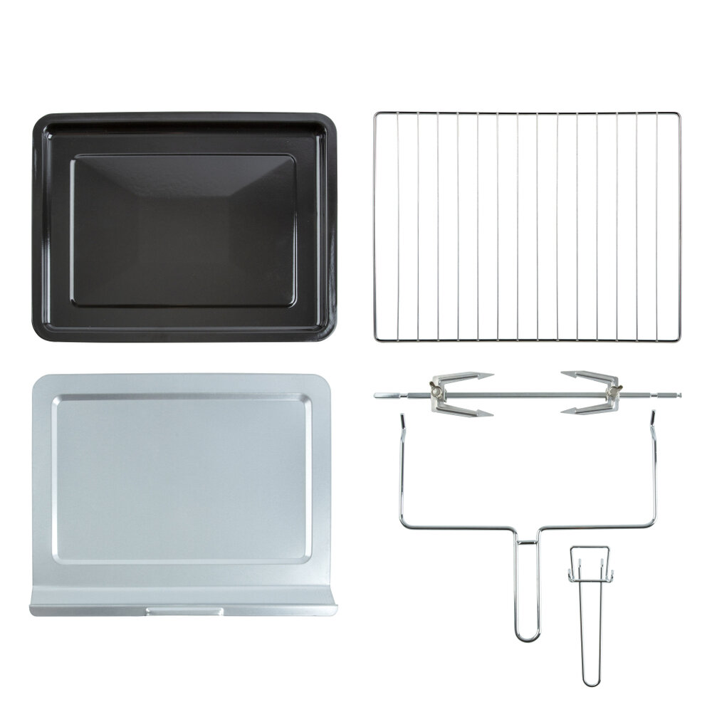 Inventum Ov457B Heteluchtoven 45L 2000W Zwart/Zilver