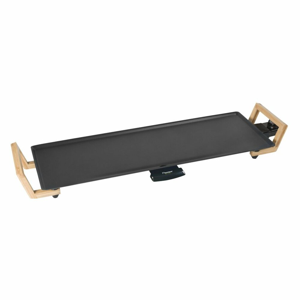 Bestron Abp603Bb Xl Teppanyaki Grillplaat 70X23 Cm Bamboe/Zwart