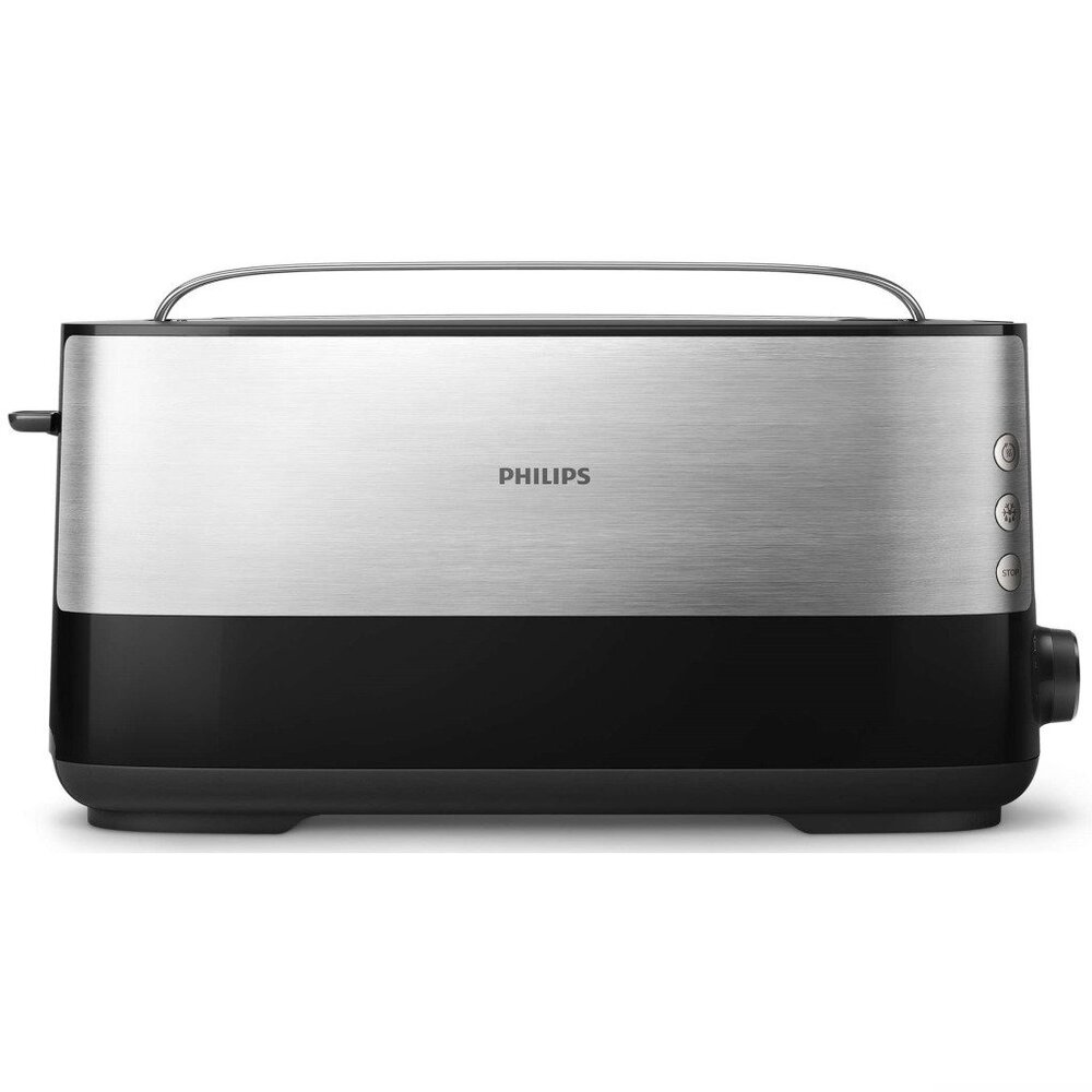 Philips Hd2692/90 Broodrooster Met Stofhoes 1030W Zwart/Metallic