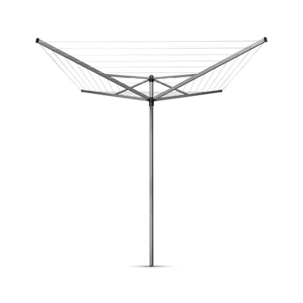 Brabantia Topspinner Droogmolen 40 M Drooglengte + Grondanker Metallic Grijs