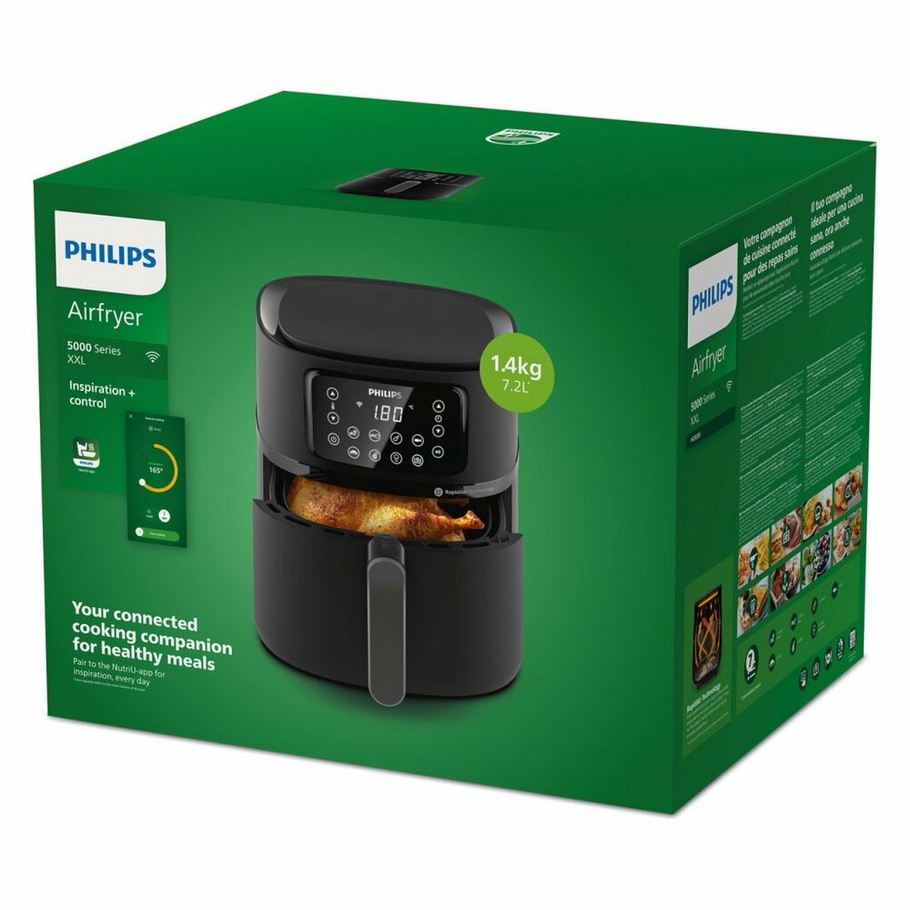 Philips Hd9285/90 Airfryer Xxl Connected 1.4L 1400W Zwart/Zilver