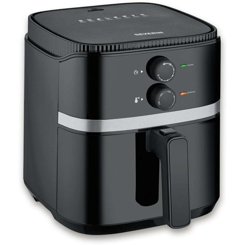 Severin Fr2452 Heteluchtfriteuse 5L 1500W Zwart