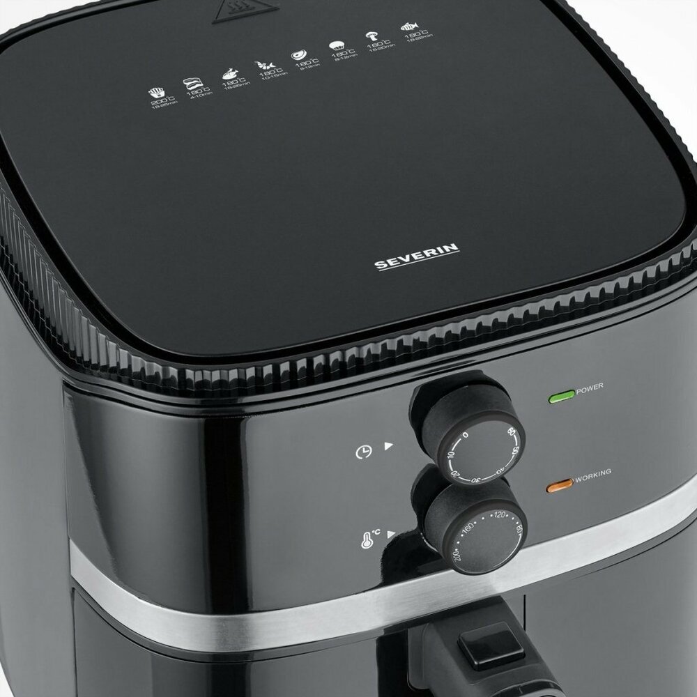 Severin Fr2452 Heteluchtfriteuse 5L 1500W Zwart