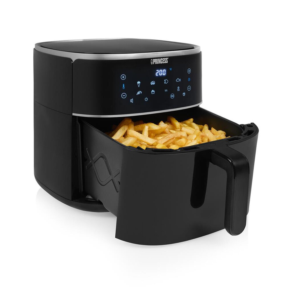 Princess 182254 Heteluchtfriteuse Xxl 8L 1800W Zwart
