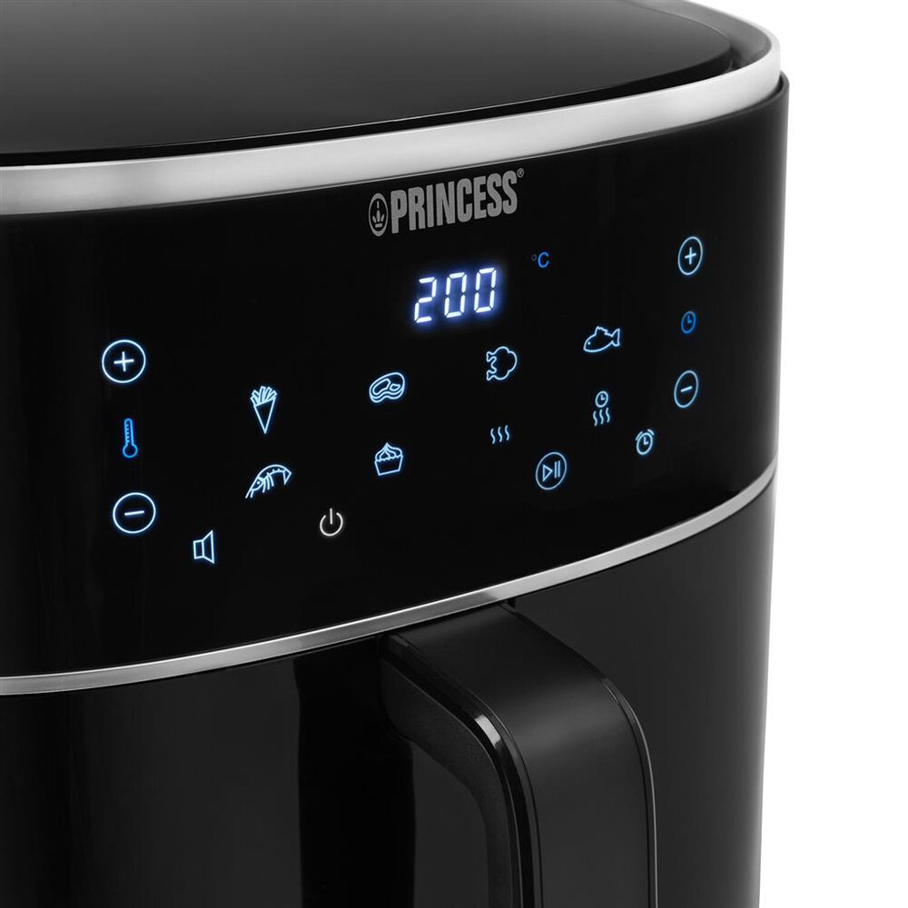 Princess 182254 Heteluchtfriteuse Xxl 8L 1800W Zwart