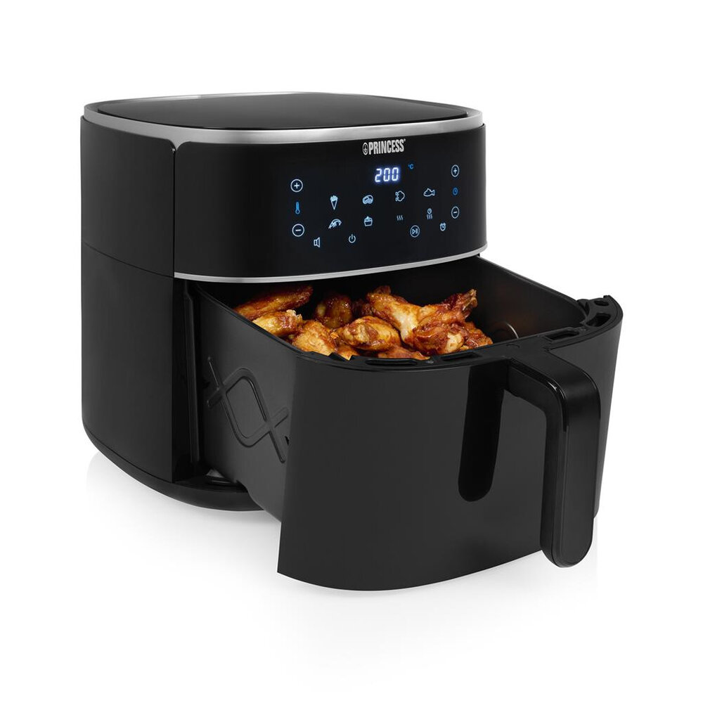 Princess 182254 Heteluchtfriteuse Xxl 8L 1800W Zwart