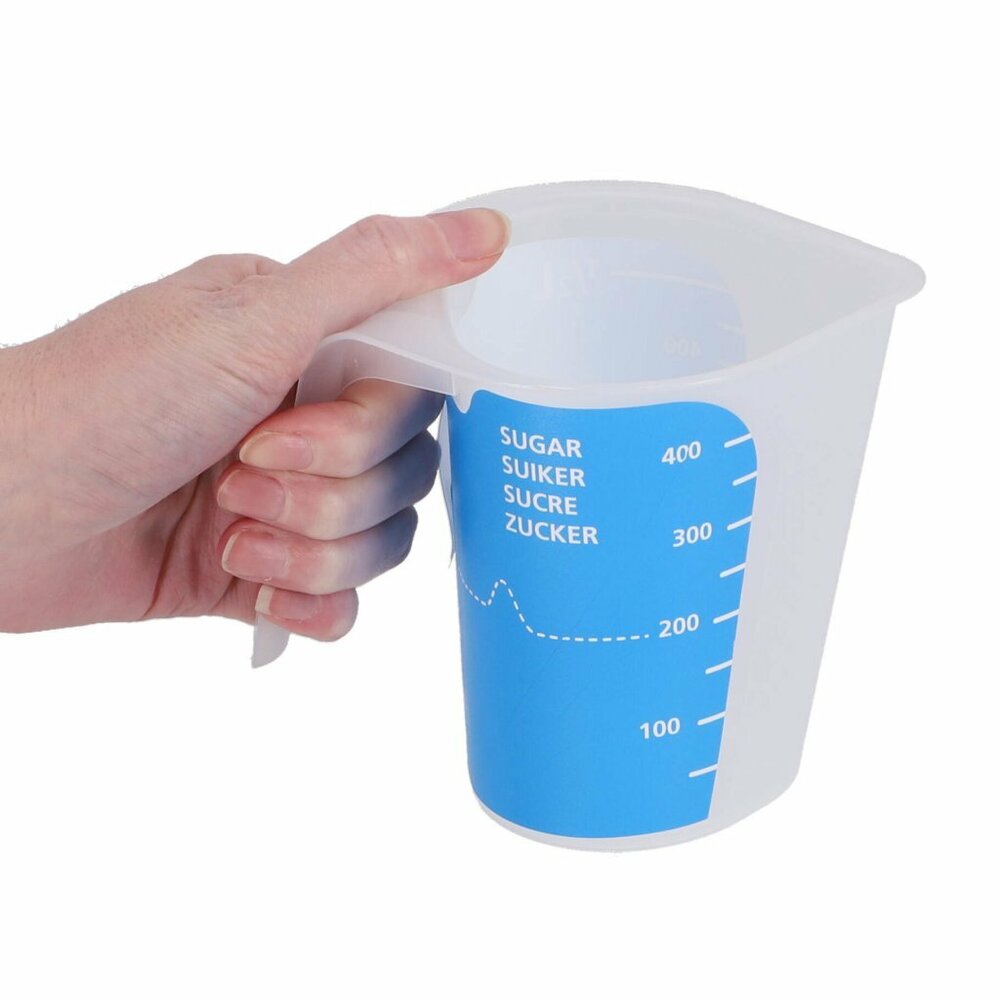 Dbp Maatbeker 500 Ml Blauw/Wit