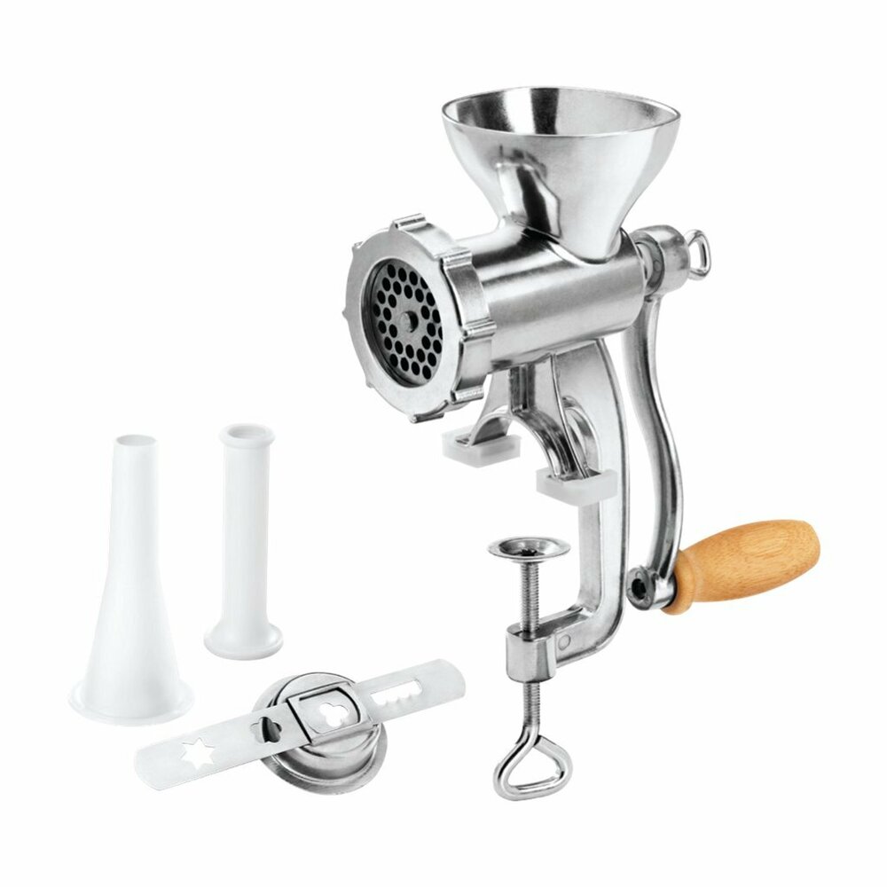 Metaltex Kitchen Helpers Jack 3In1 Vleesmolen 14X10X26 Cm Aluminium