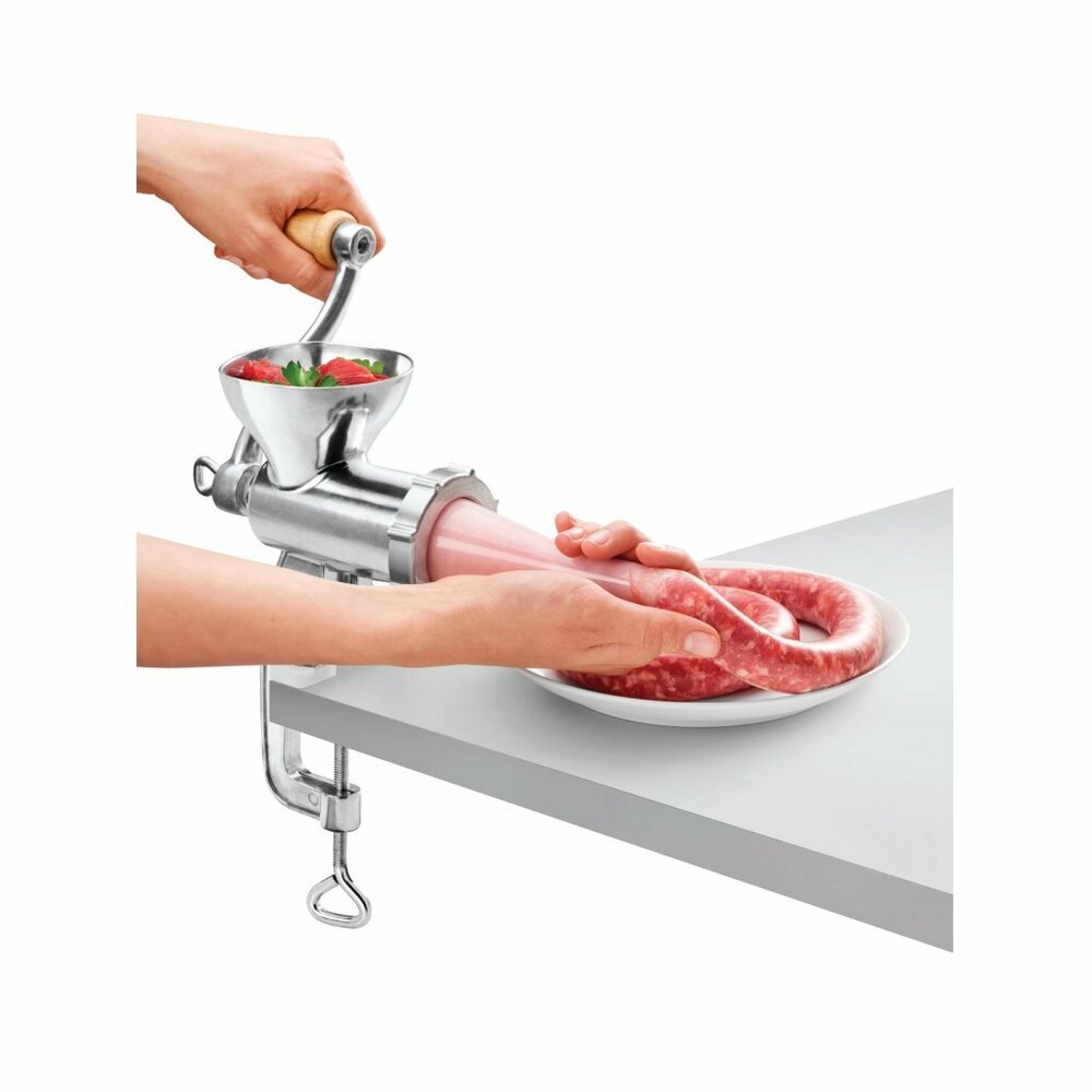 Metaltex Kitchen Helpers Jack 3In1 Vleesmolen 14X10X26 Cm Aluminium