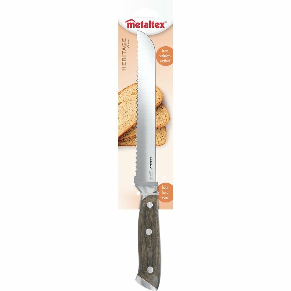 Metaltex Heritage Broodmes Met Houten Greep 33 Cm