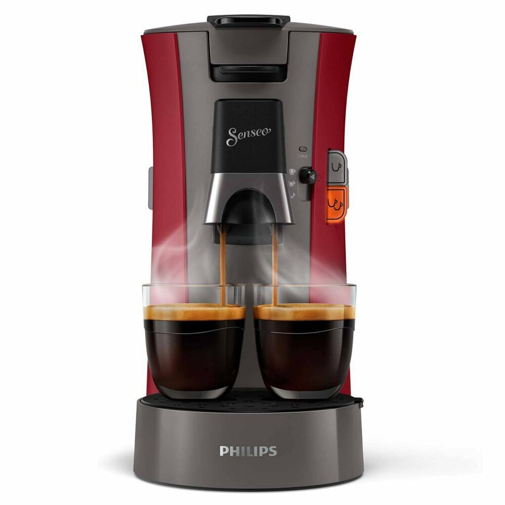 Philips Csa230/90 Senseo Select Koffiepadmachine Rood/Grijs