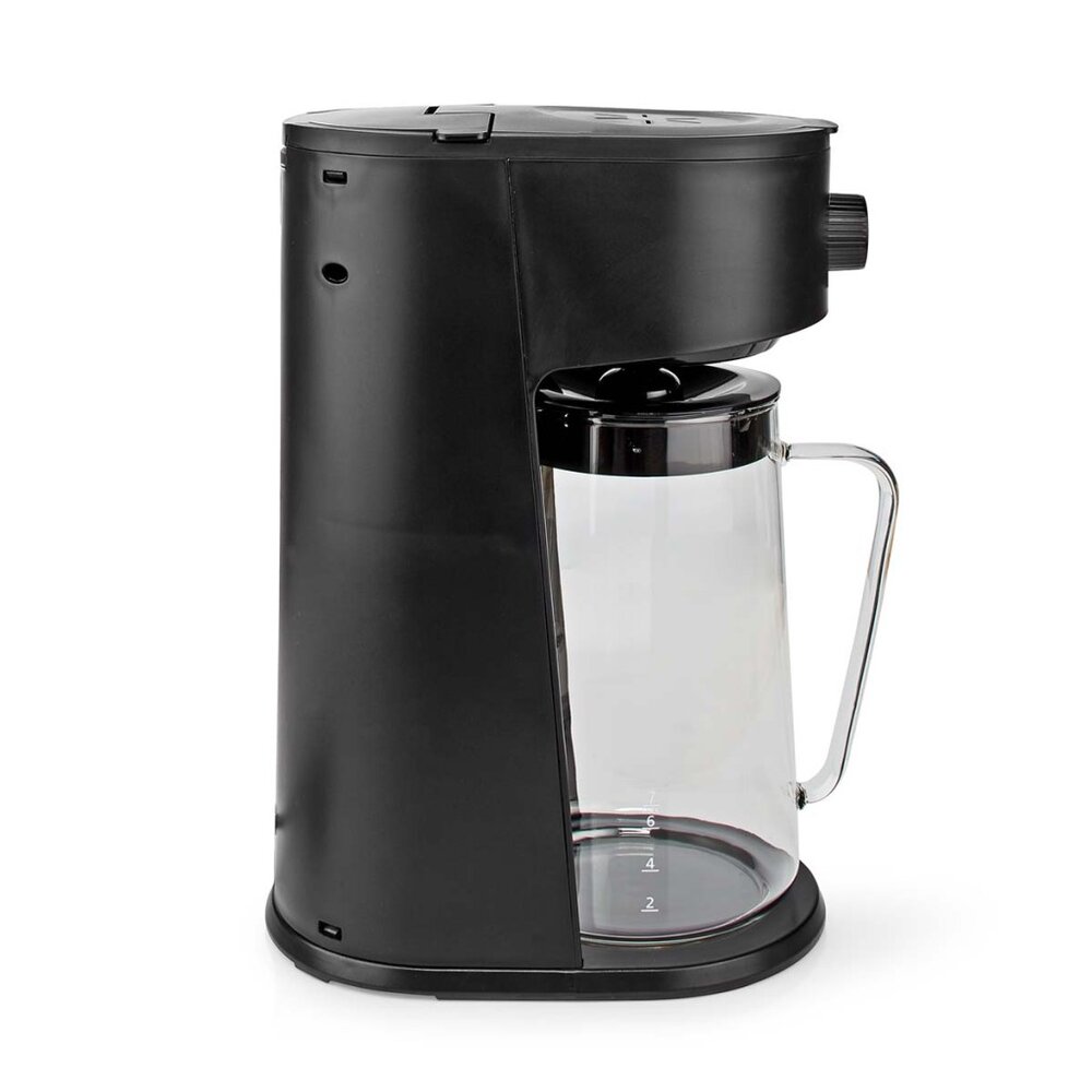 Nedis Kaicm200Fbk Ijskoffie &amp;Amp; Ijsthee Maker Filter Koffie 2.5 L 6 Kopjes Zwart