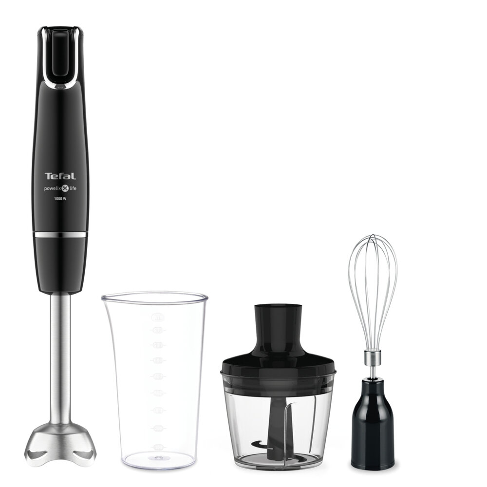 Tefal Hb9438 Infinyforce Staafmixer Zwart/Rvs