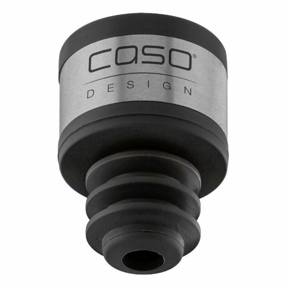 Caso Winelock Vaccum Aroma Wijnslot 3 Stuks Zwart/Zilver