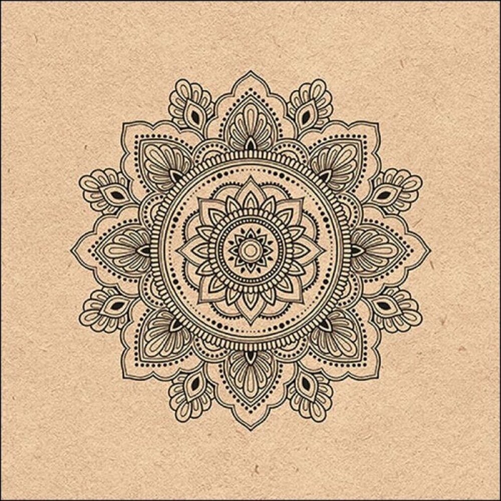 Ambiente Servetten 33X33Cm Mandala Nature 20 Stuks
