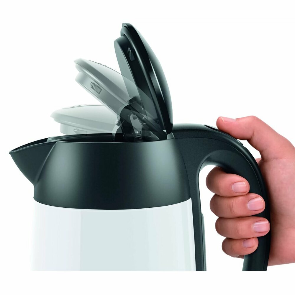 Bosch Twk3P421 Designline Waterkoker 1.7L 2400W Wit/Zwart