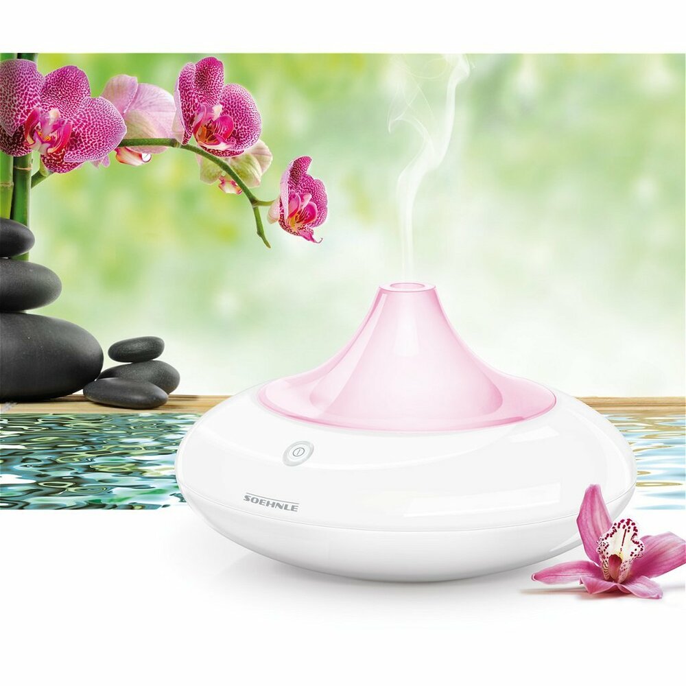 Soehnle 68026 Ravenna Aromaverspreider Met Led-Verlichting Wit