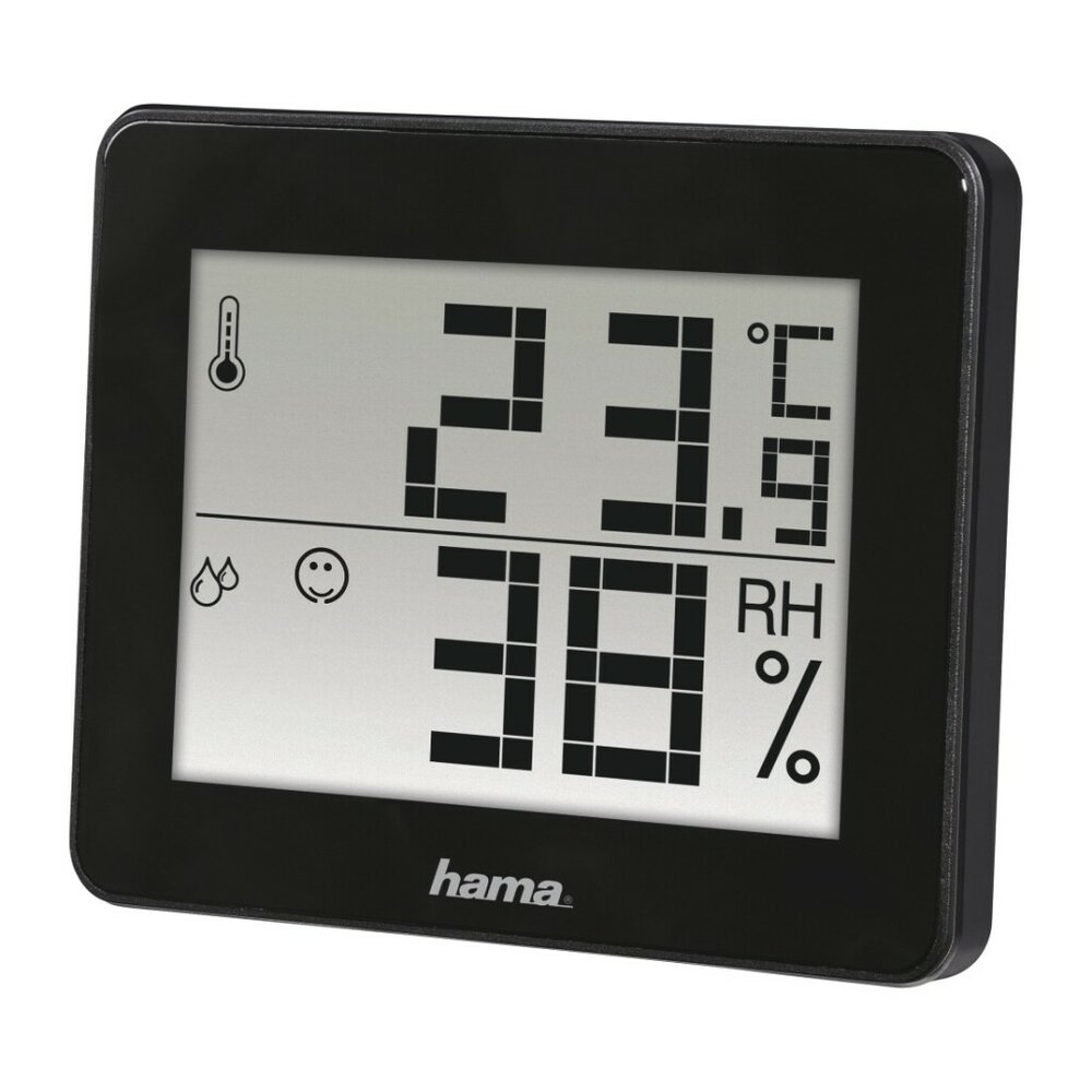 Hama Thermo-/Hygrometer Th-130 Zwart