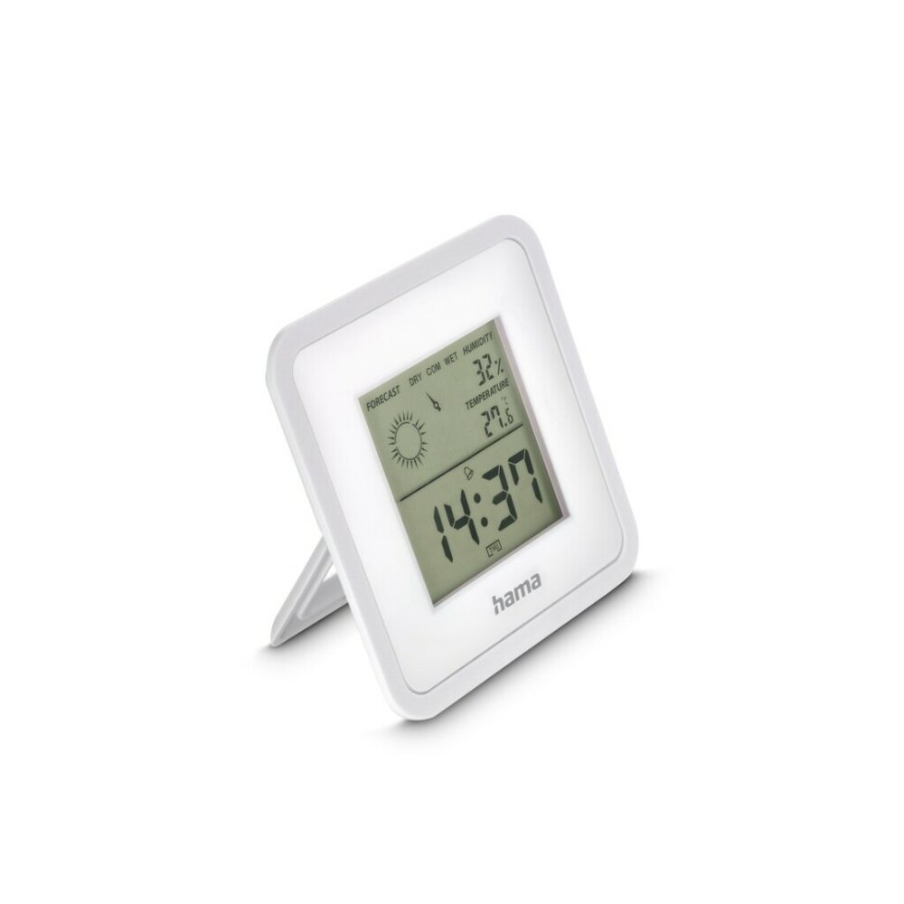 Hama Borneo Digitale Thermometer En Hygrometer Voor Binnen Wit