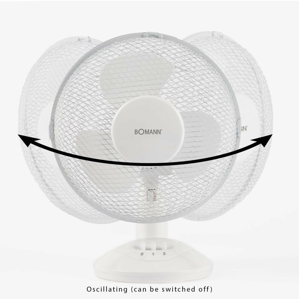 Bomann Vl 1137 Cb Tafelventilator 23 Cm Wit