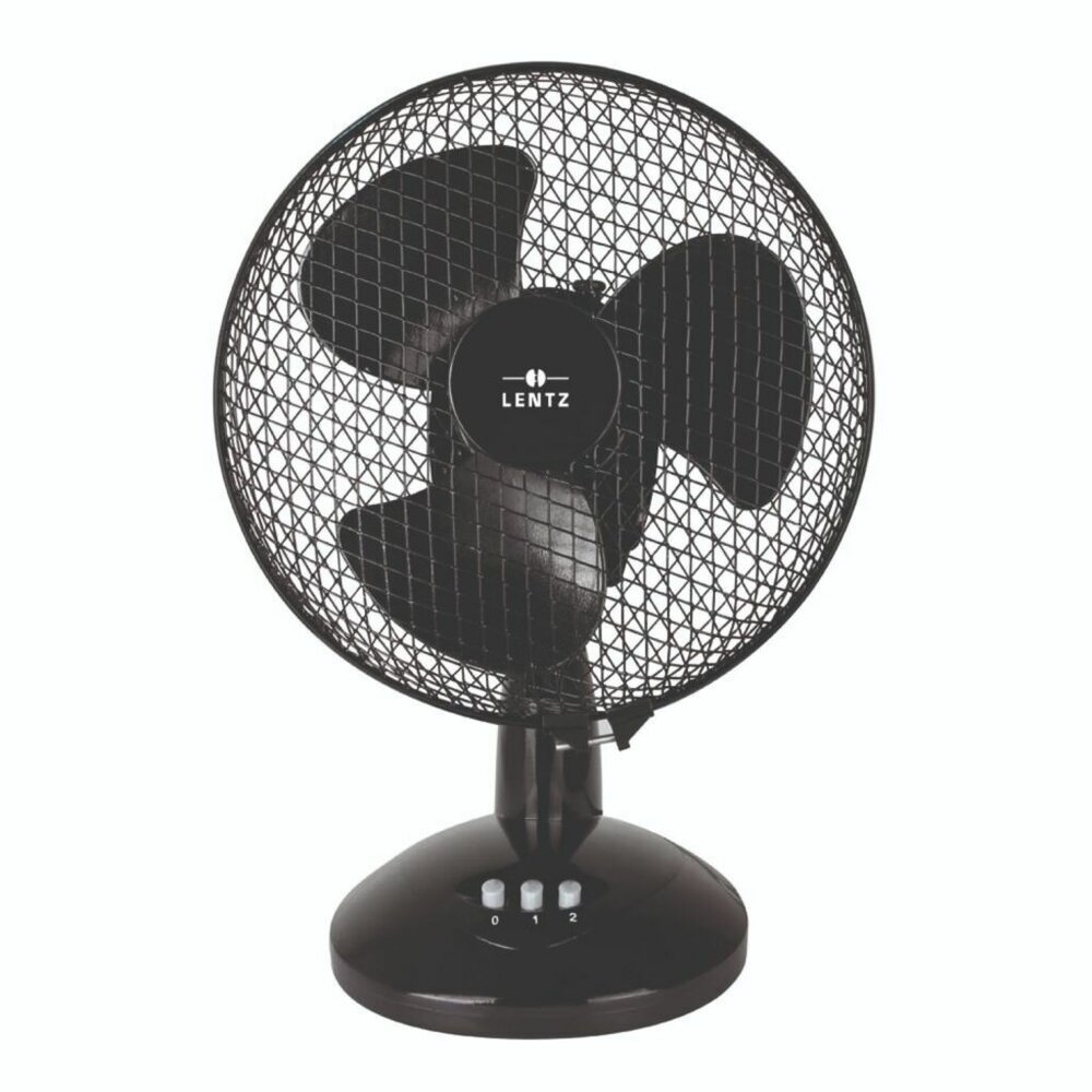 Lentz Tafelventilator 23 Cm Zwart