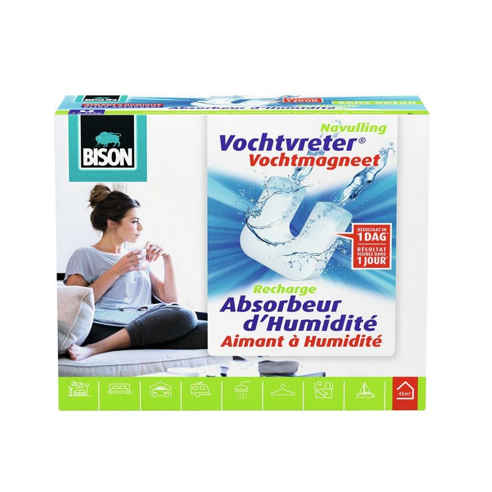 Bison Vochtvreter Navulling Vochtmagneet 450 G