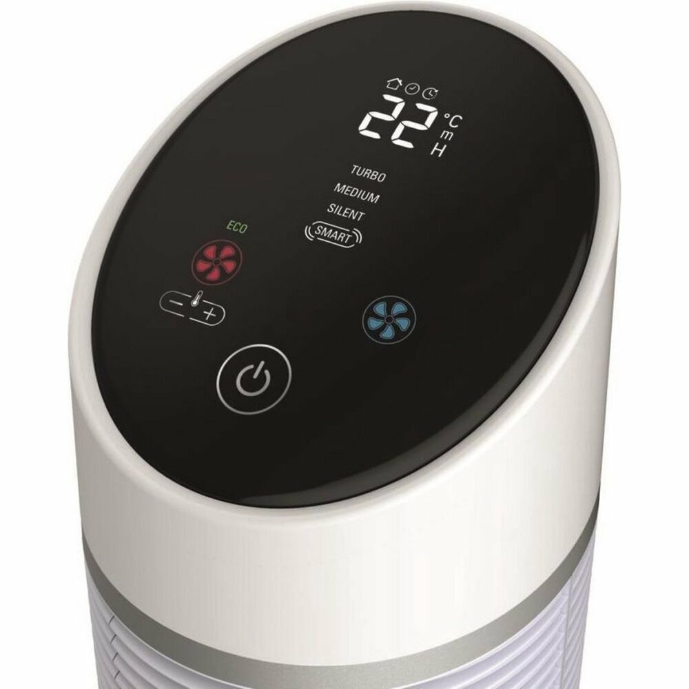 Rowenta Hq8120 Silent Comfort 3In1 Toren Ventilatorkachel 80 Cm Wit/Zwart