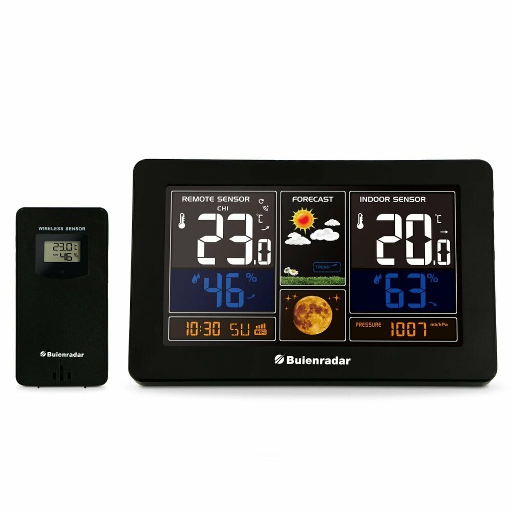 Alecto Br900 3In1 Wifi Buienradar Weerstation Zwart