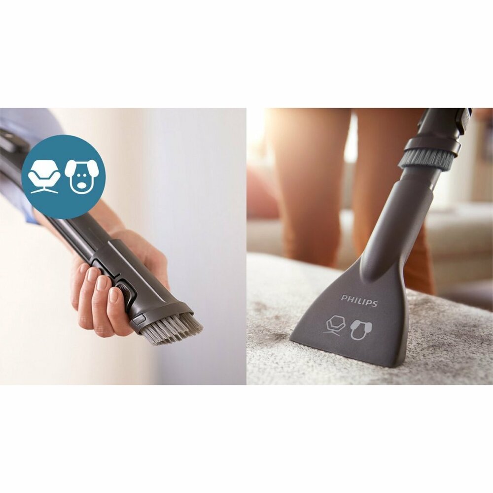 Philips Fc9334/09 Powerpro Compact Stofzuiger 900W Zwart/Blauw/Groen/Grijs