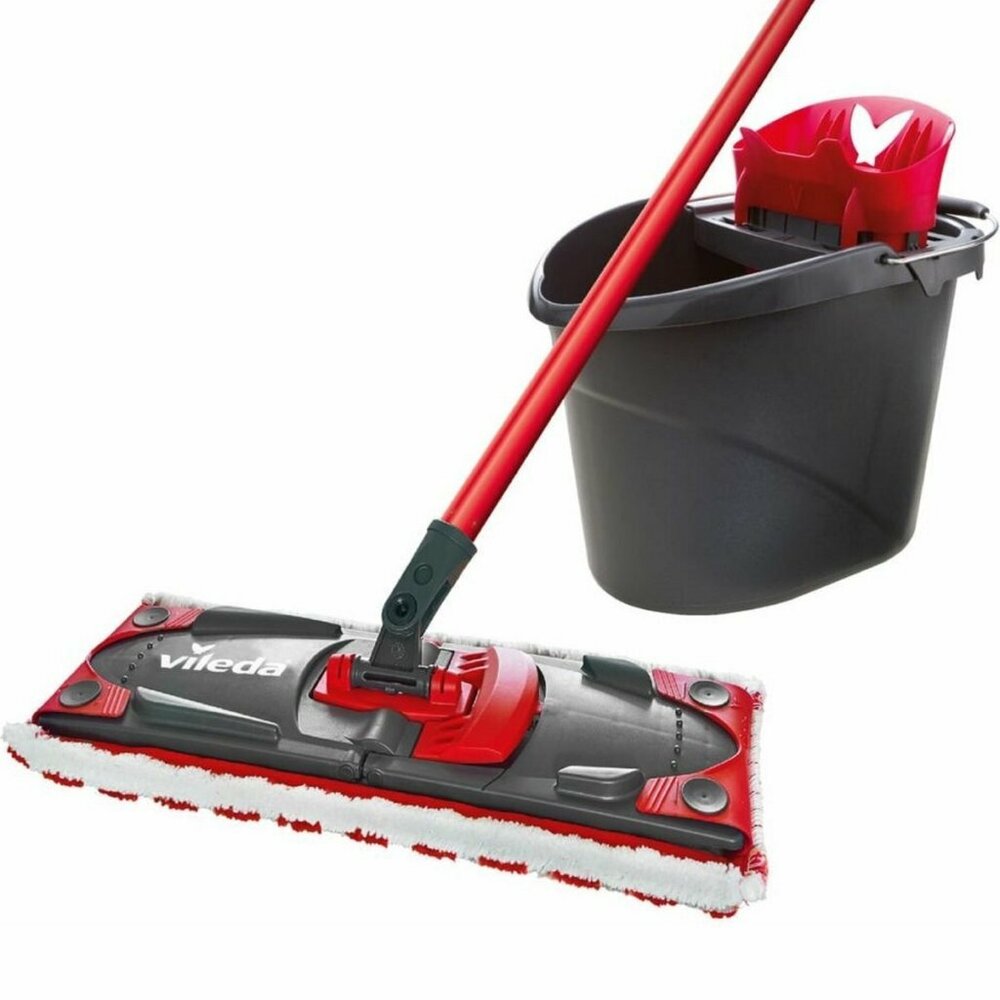 Vileda Ultramax 2In1 Vloerwisserset Rood/Zwart