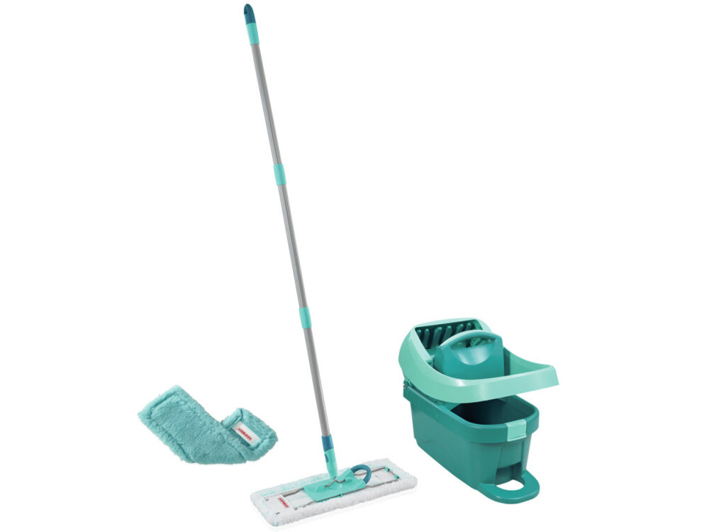 Leifheit 55167 Profi Vloerwisser Xl 42 Cm Compleet Systeem Met Wieltjes Micro Duo + Static Plus