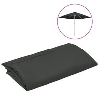 Vervangingsdoek voor parasol 300 cm antracietkleurig