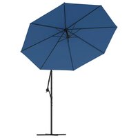 Vervangingsdoek voor zweefparasol 350 cm azuurblauw