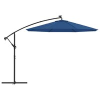 Vervangingsdoek voor zweefparasol 350 cm azuurblauw