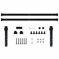 Ophangset voor minischuifdeur 183 cm koolstofstaal
