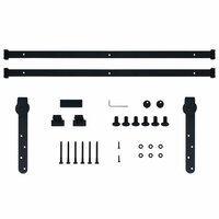 Ophangset voor minischuifdeur 200 cm koolstofstaal