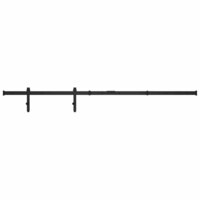 Ophangset voor minischuifdeur 122 cm koolstofstaal